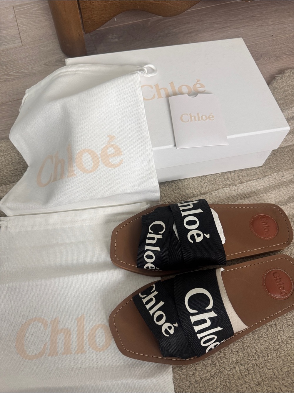 Authentic Chloé Woody Mules